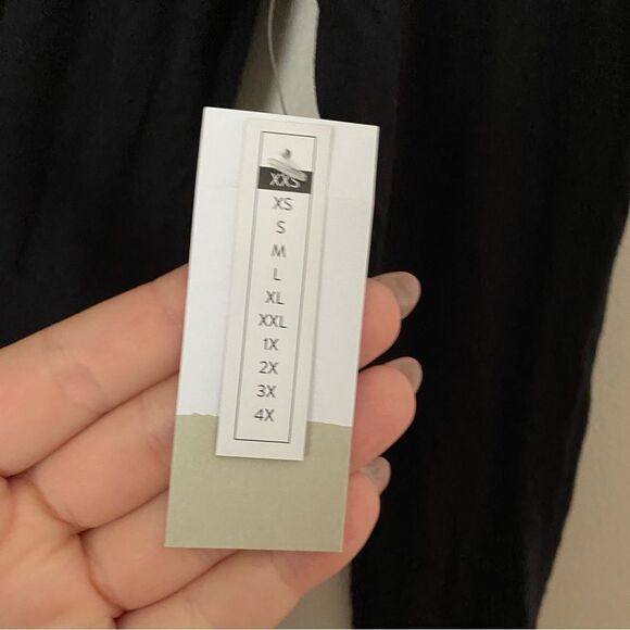 BP Dress Long Sleeve V-Neck Mini Black Solid Casual Neutral - Picture 6 of 9